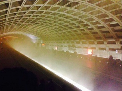 Washington DC Metro passenger dies and dozens injured as smoke fills train and station